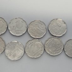 Monedas Franco: LOTE DE 9 MONEDAS D 50 PESETAS DE DIFERENTES AÑOS O MODELO VER IMAGEN G4