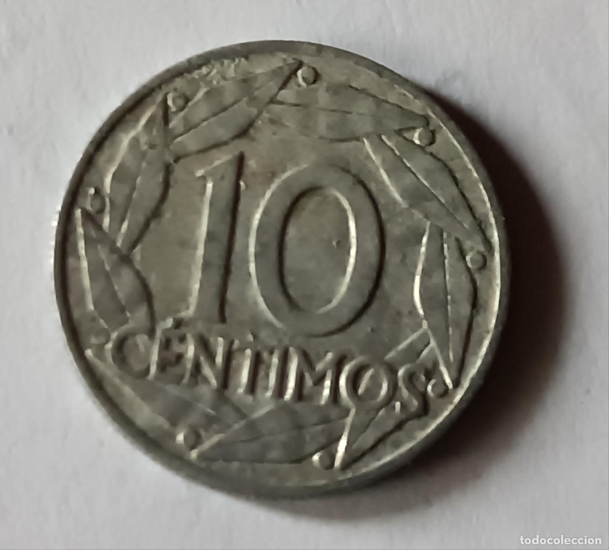 Monedas Franco: 10 c&eacute;ntimos 1959 Espa&ntilde;a - Foto 2