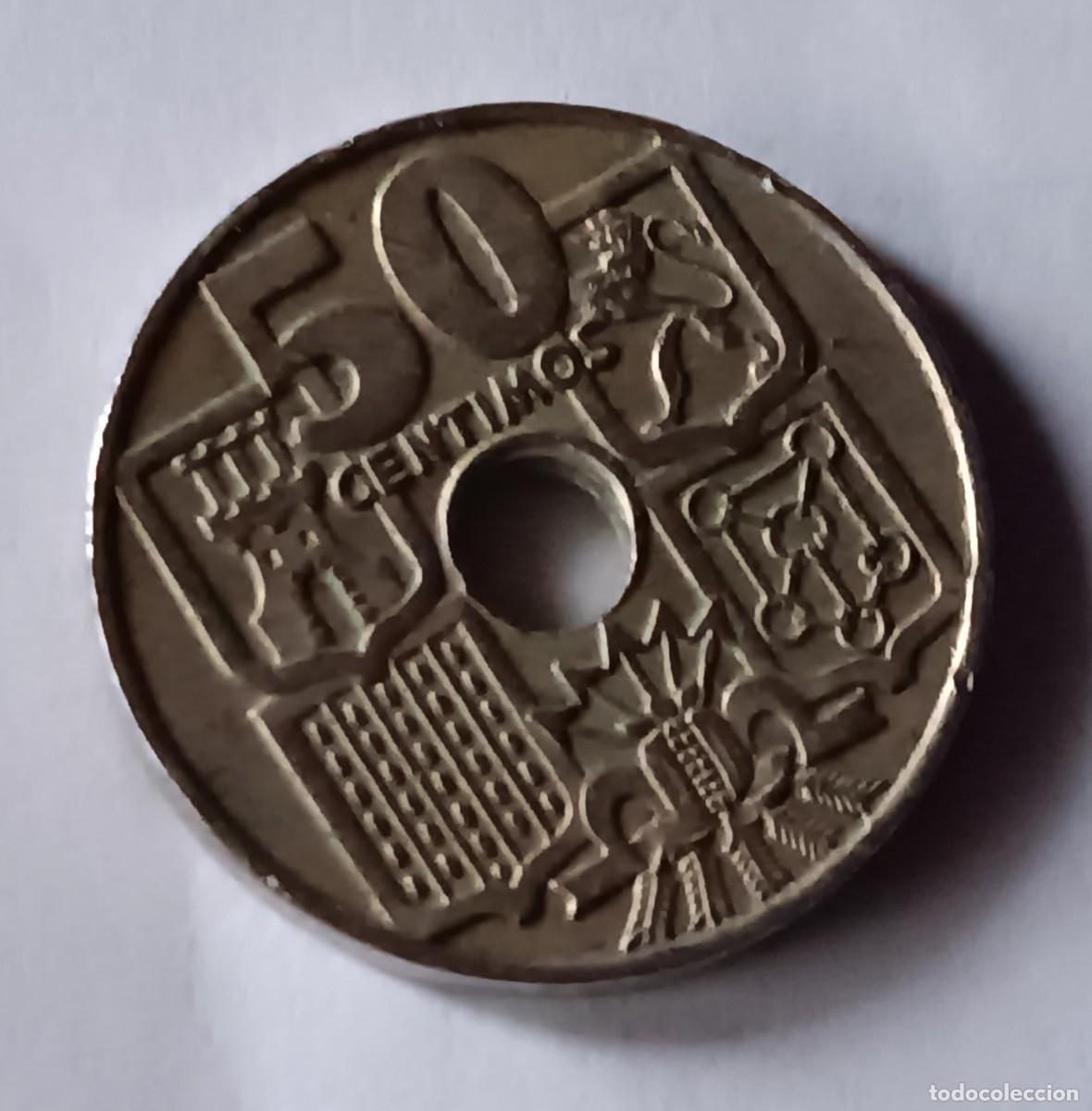 Monedas Franco: 50 c&eacute;ntimos a&ntilde;o 1949 Espa&ntilde;a - Foto 1