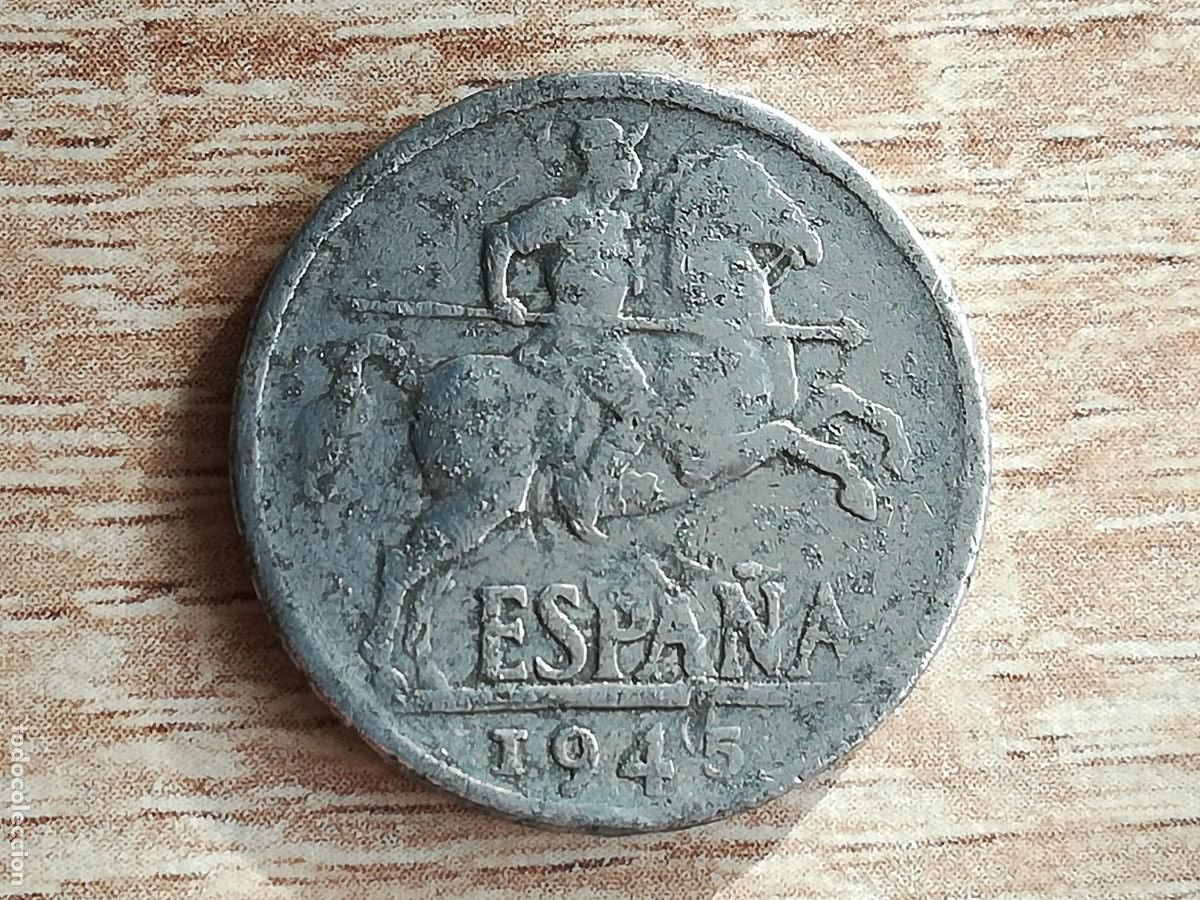 Monedas Franco: MONEDA 10 C&Eacute;NTIMOS ESPA&Ntilde;A A&Ntilde;O 1945. - Foto 1