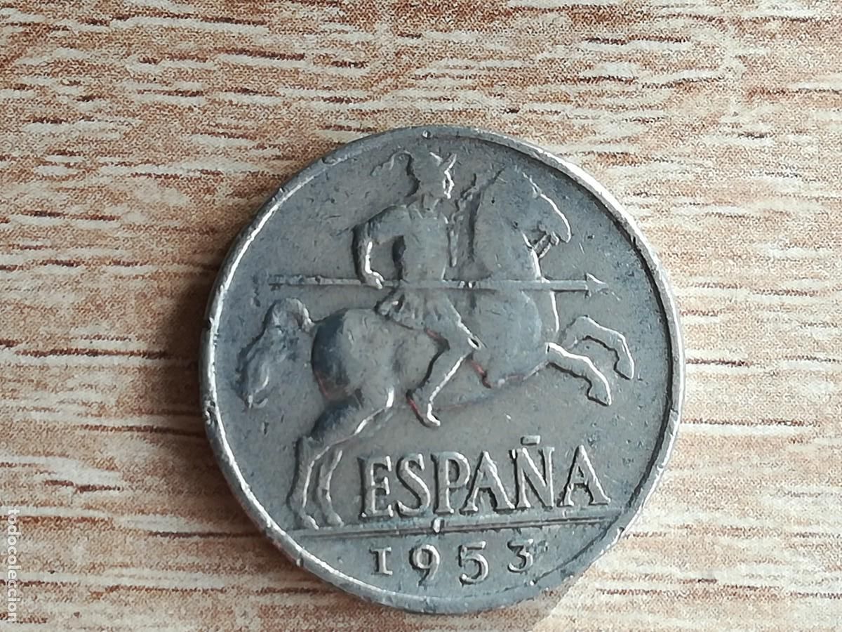 Monedas Franco: MONEDA 10 C&Eacute;NTIMOS ESPA&Ntilde;A A&Ntilde;O 1953. - Foto 1