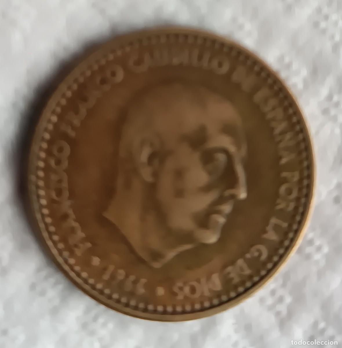 Monedas Franco: Peseta 1966 estrella 67 - Foto 2