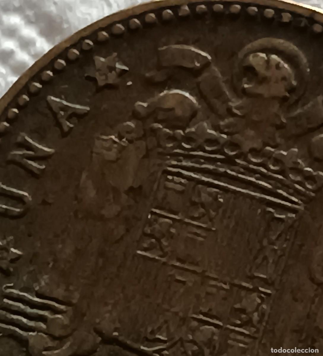 Monedas Franco: Peseta 1947 estrella 54 - Foto 1