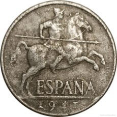 Monedas Franco: ESPAÑA. 10 CÉNTIMOS DE 1941 (DICTADURA DE FRANCO). KM# 766. (162).