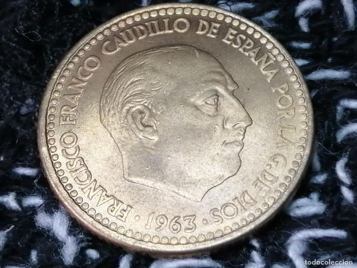 Monedas Franco: 1 PESETA 1963 / 66. SC. - Foto 4