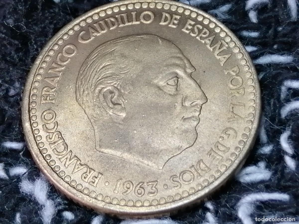 Monedas Franco: 1 PESETA 1963 / 66. SC. - Foto 5