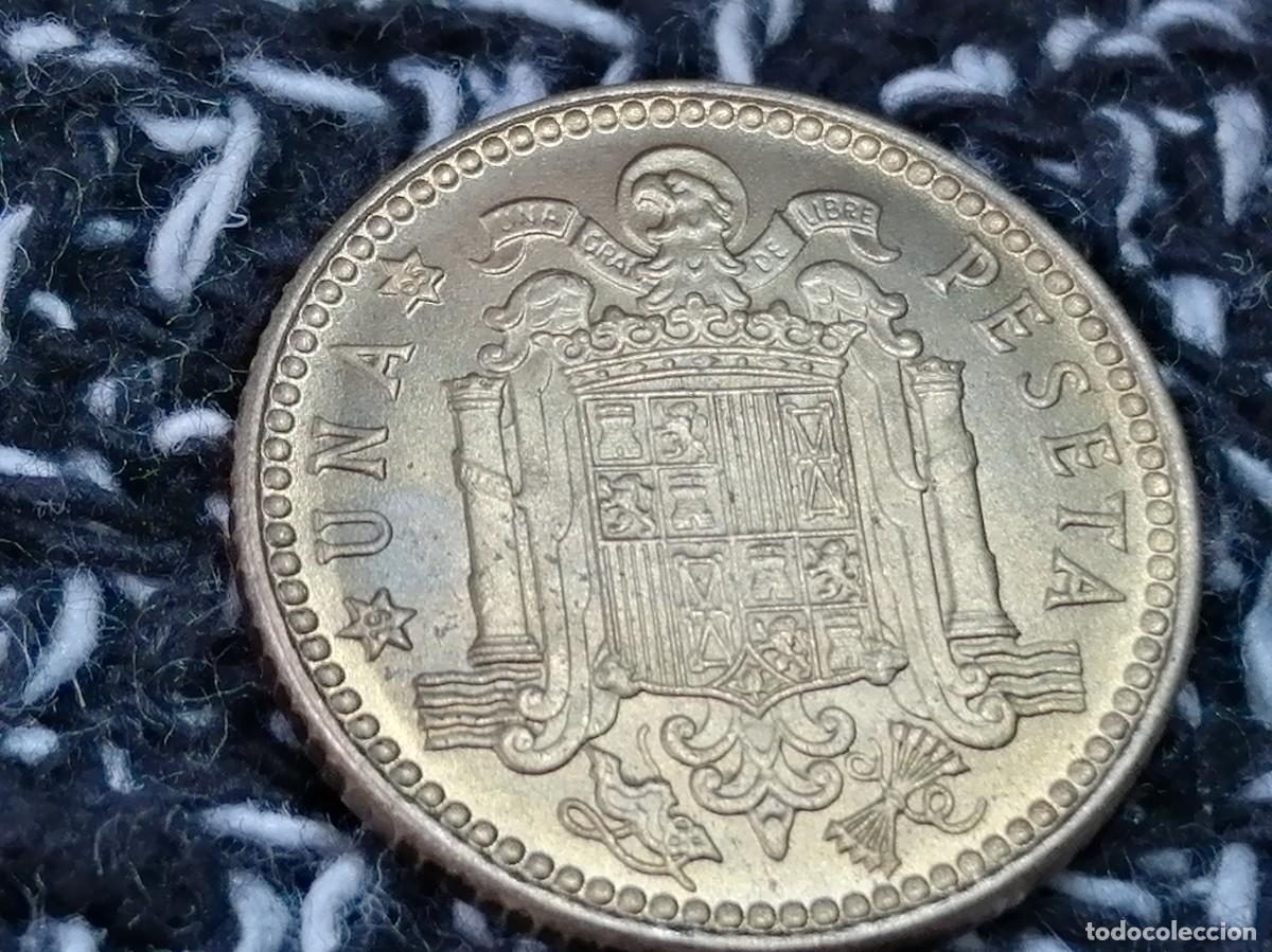 Monedas Franco: 1 PESETA 1963 / 65. SC+ - Foto 1