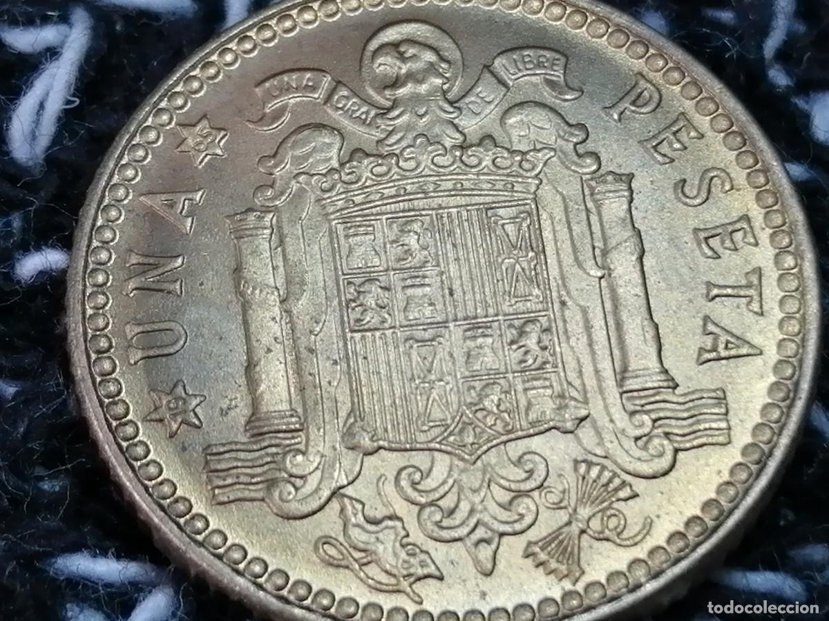 Monedas Franco: 1 PESETA 1963 / 65. SC+ - Foto 2