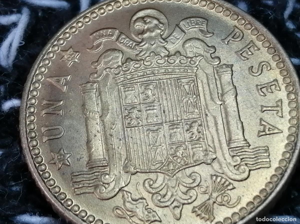 Monedas Franco: 1 PESETA 1963 / 65. SC+ - Foto 3