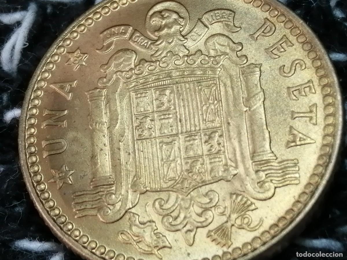Monedas Franco: 1 PESETA 1963 / 65. SC+ - Foto 4