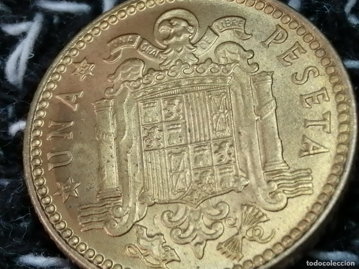 Monedas Franco: 1 PESETA 1963 / 65. SC+ - Foto 5