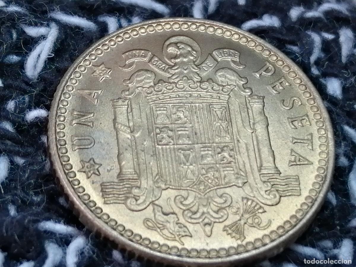 Monedas Franco: 1 PESETA 1963 / 65. SC+ - Foto 6