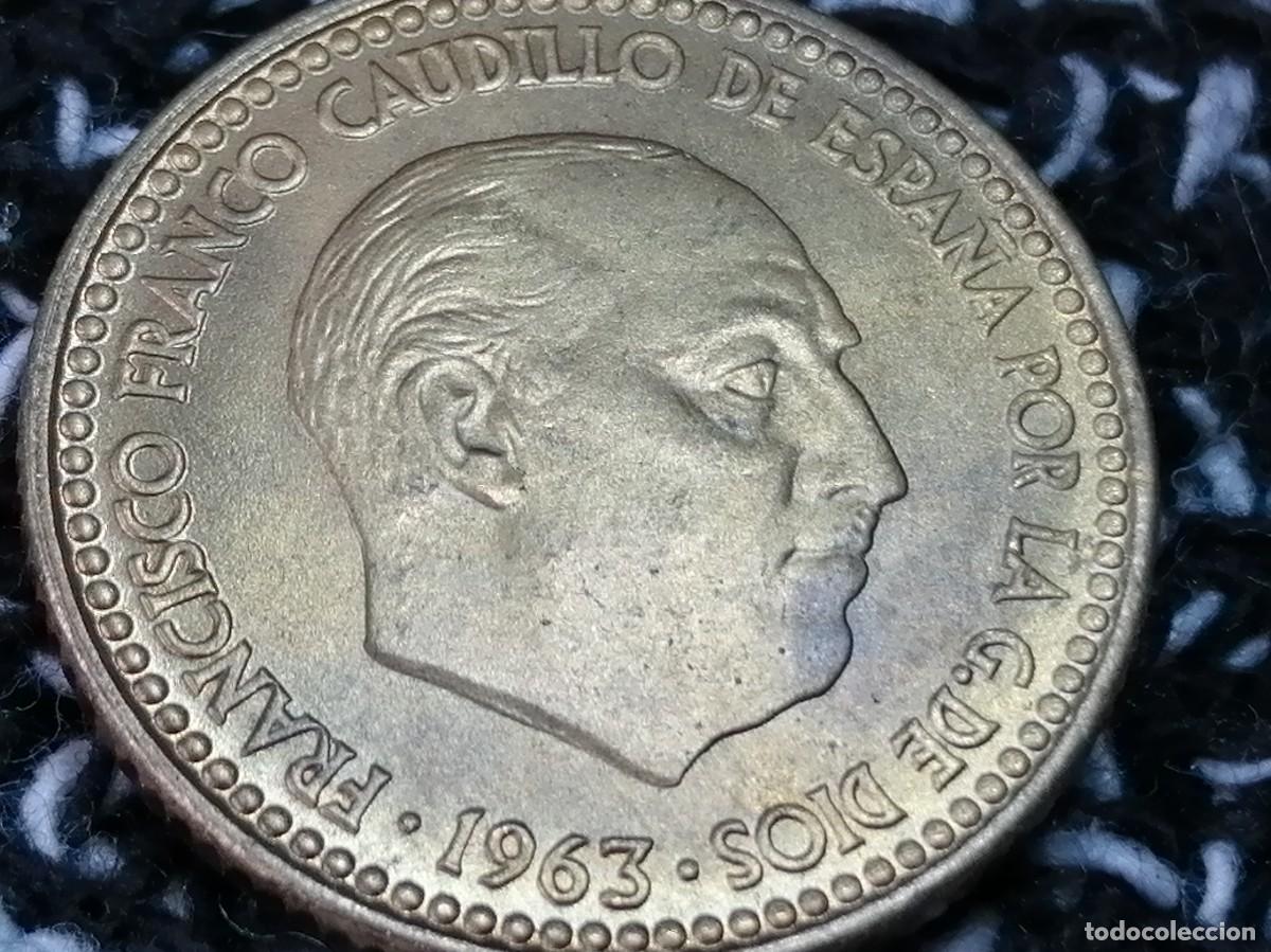 Monedas Franco: 1 PESETA 1963 / 65. SC+ - Foto 9
