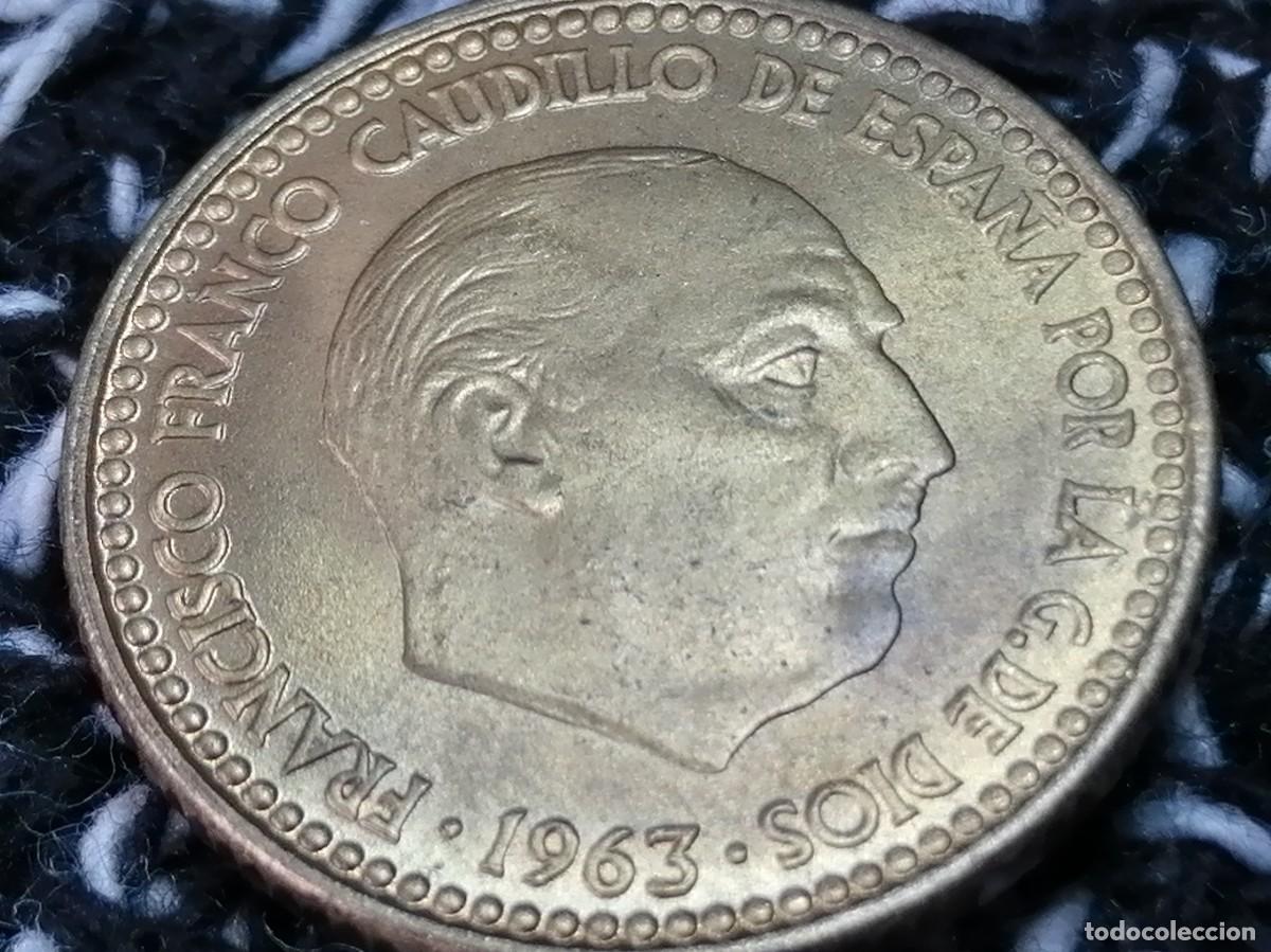 Monedas Franco: 1 PESETA 1963 / 65. SC+ - Foto 10