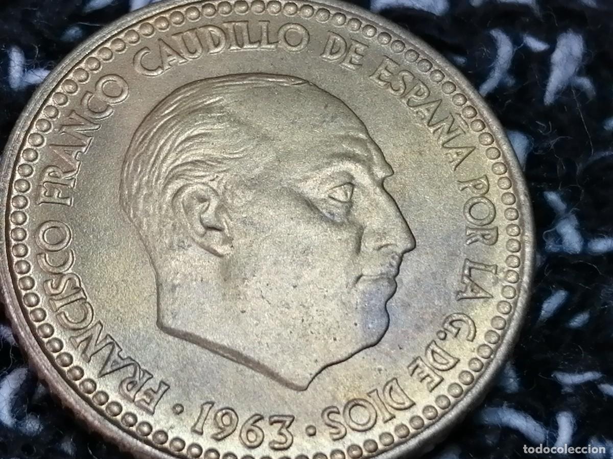 Monedas Franco: 1 PESETA 1963 / 65. SC+ - Foto 12
