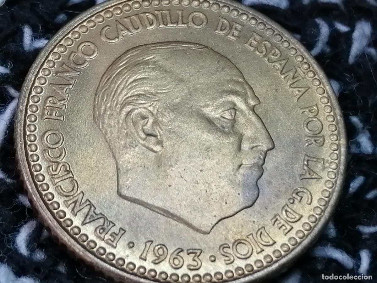 Monedas Franco: 1 PESETA 1963 / 65. SC+ - Foto 14