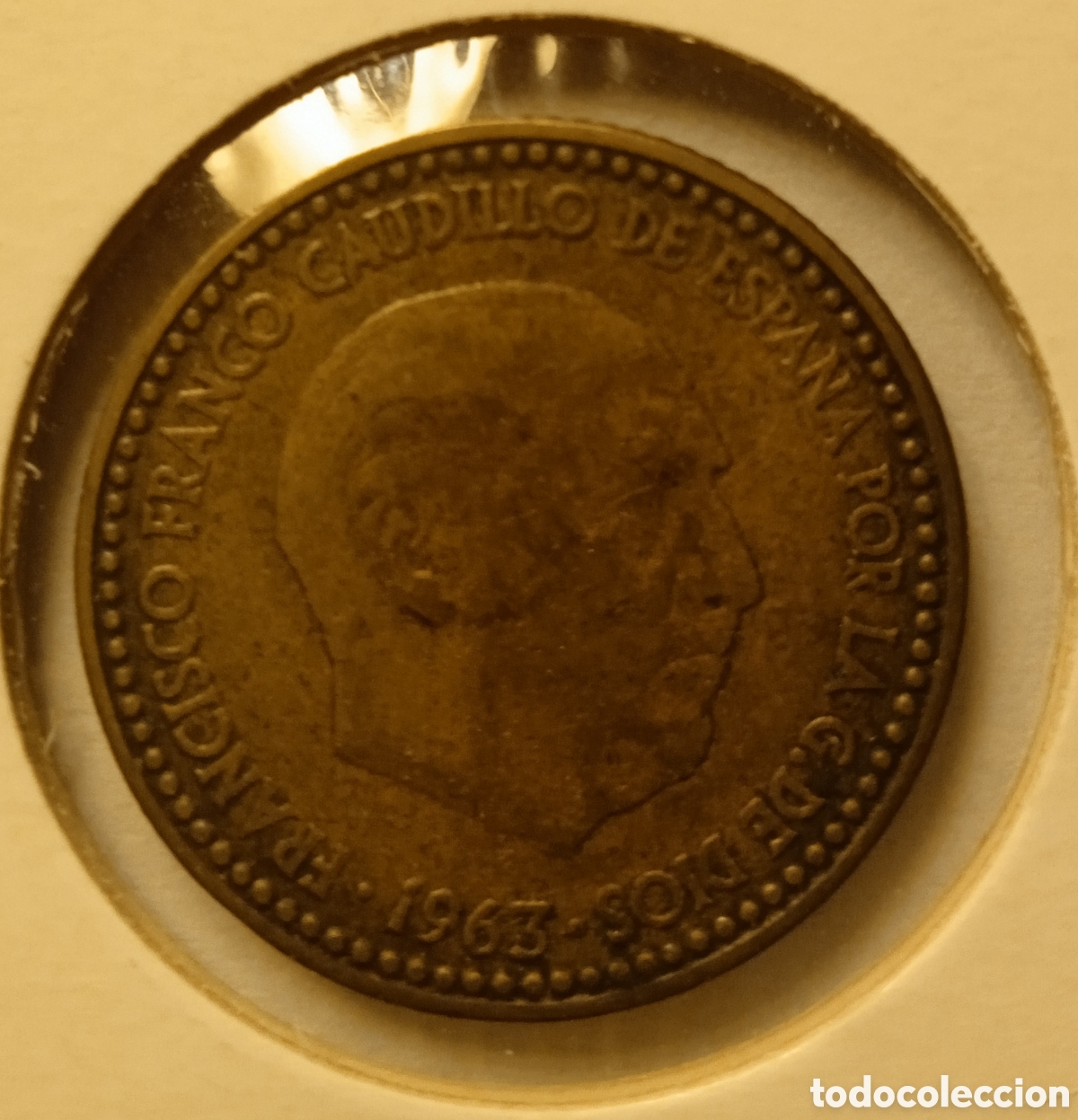 Monedas Franco: 1 PESETA (1963*63) - Foto 2