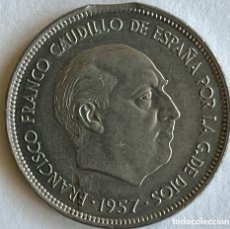 Monedas Franco: ESPAÑA, ERROR DE CUÑO 25 PESETAS *72