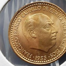 Monedas Franco: ESPAÑA FRANCO 1 PESETA 1953 (19-63) SC LOTE 7312