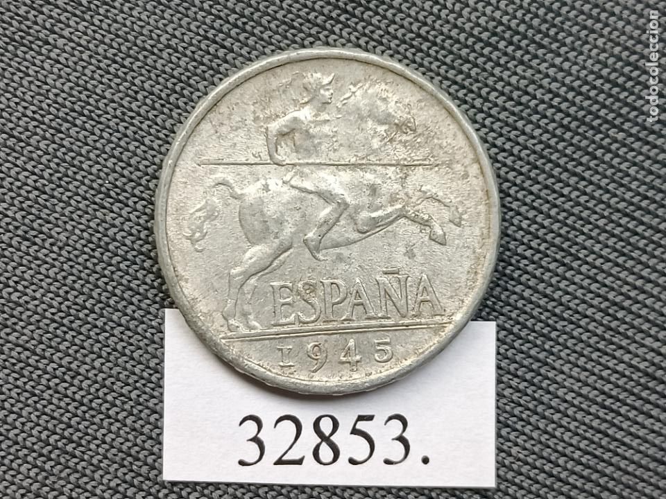 Monedas Franco: Espa&ntilde;a, 5 c&eacute;ntimos 1945, Franco - Foto 1
