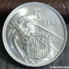 Monedas Franco: 5 PESETAS 1957 ESTRELLA 63 SIN CURSAR