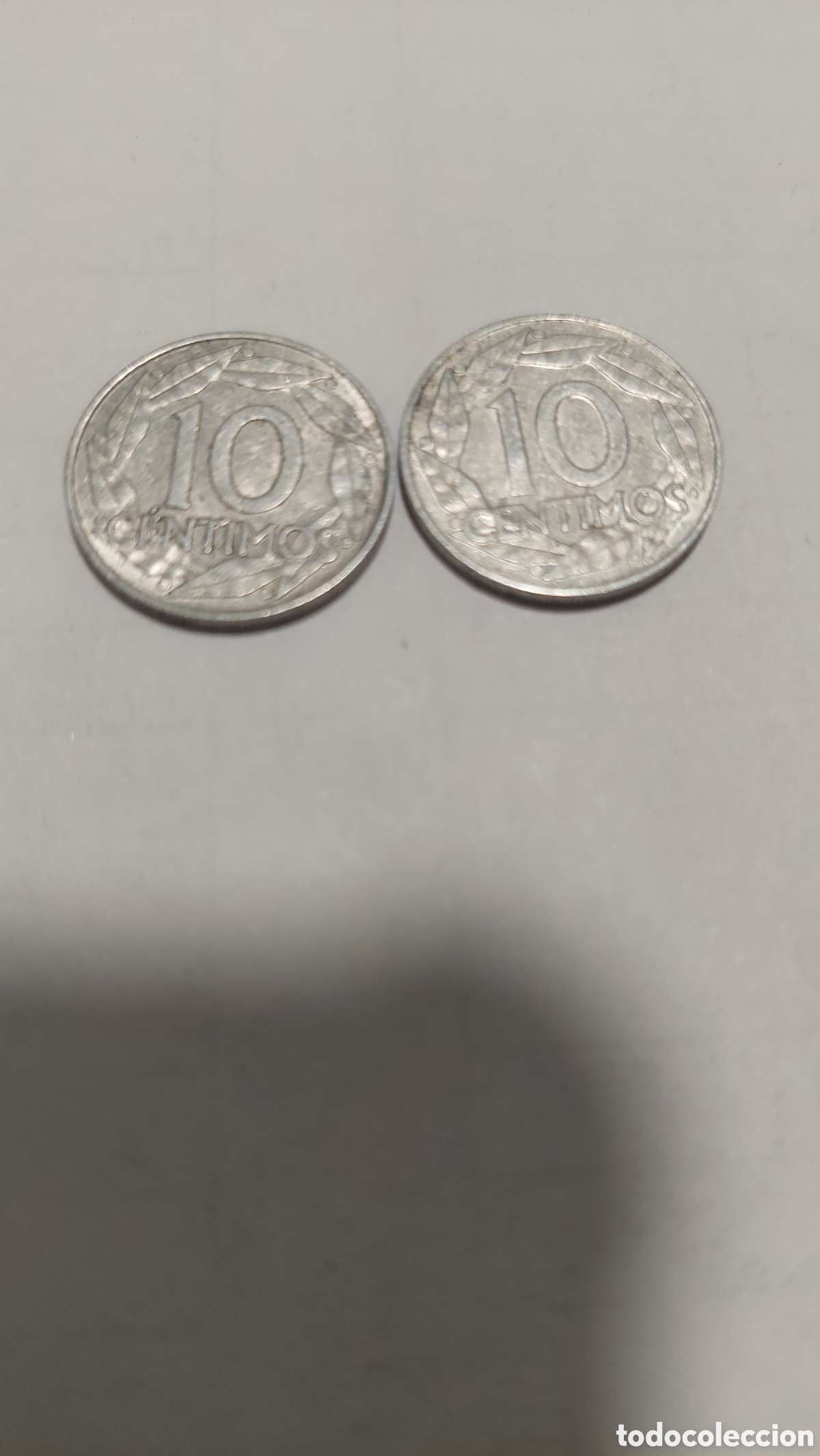 Monedas Franco: Lote de 2 monedas de 10 centimos 1959 - Foto 1