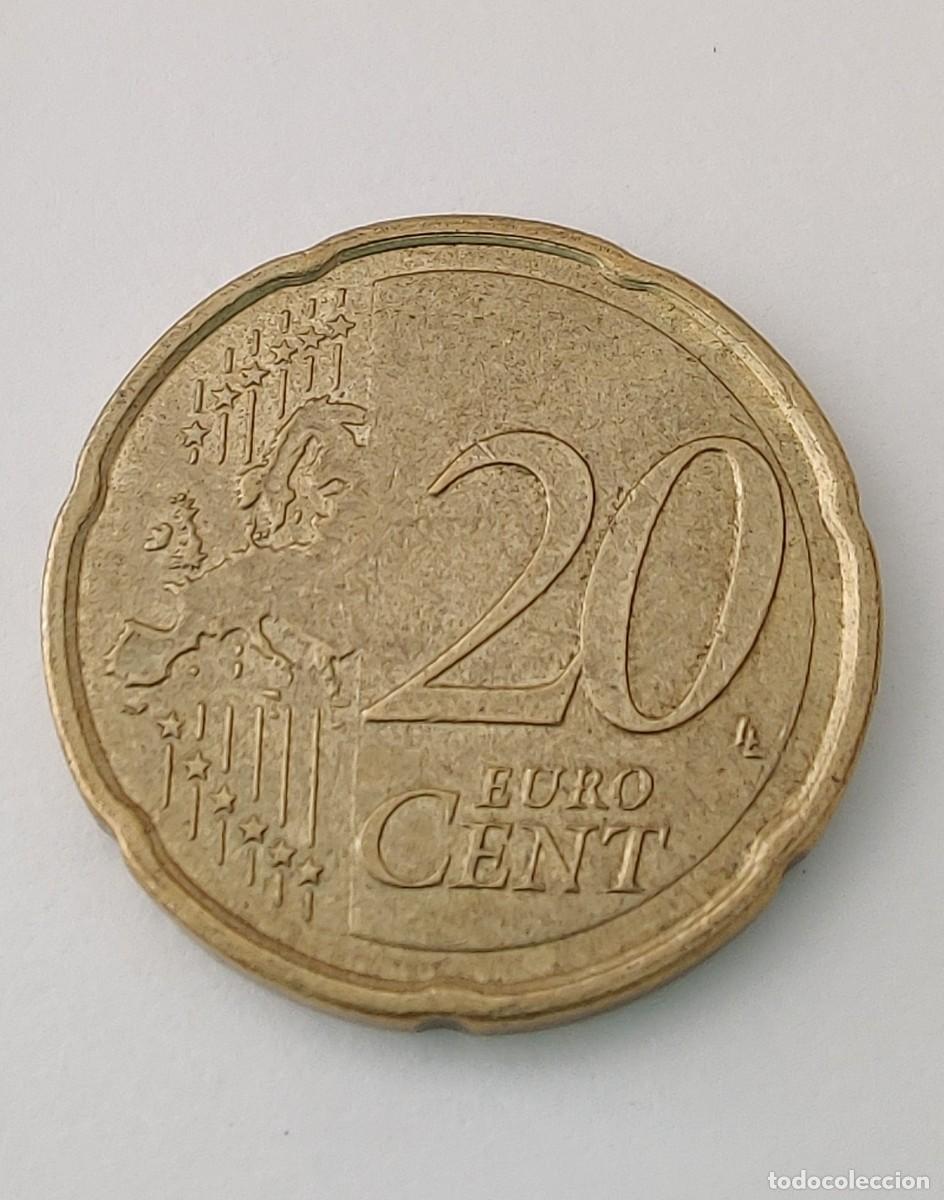 Monedas Franco: Moneda de 0,20 Centimos Cervantes. - Foto 3