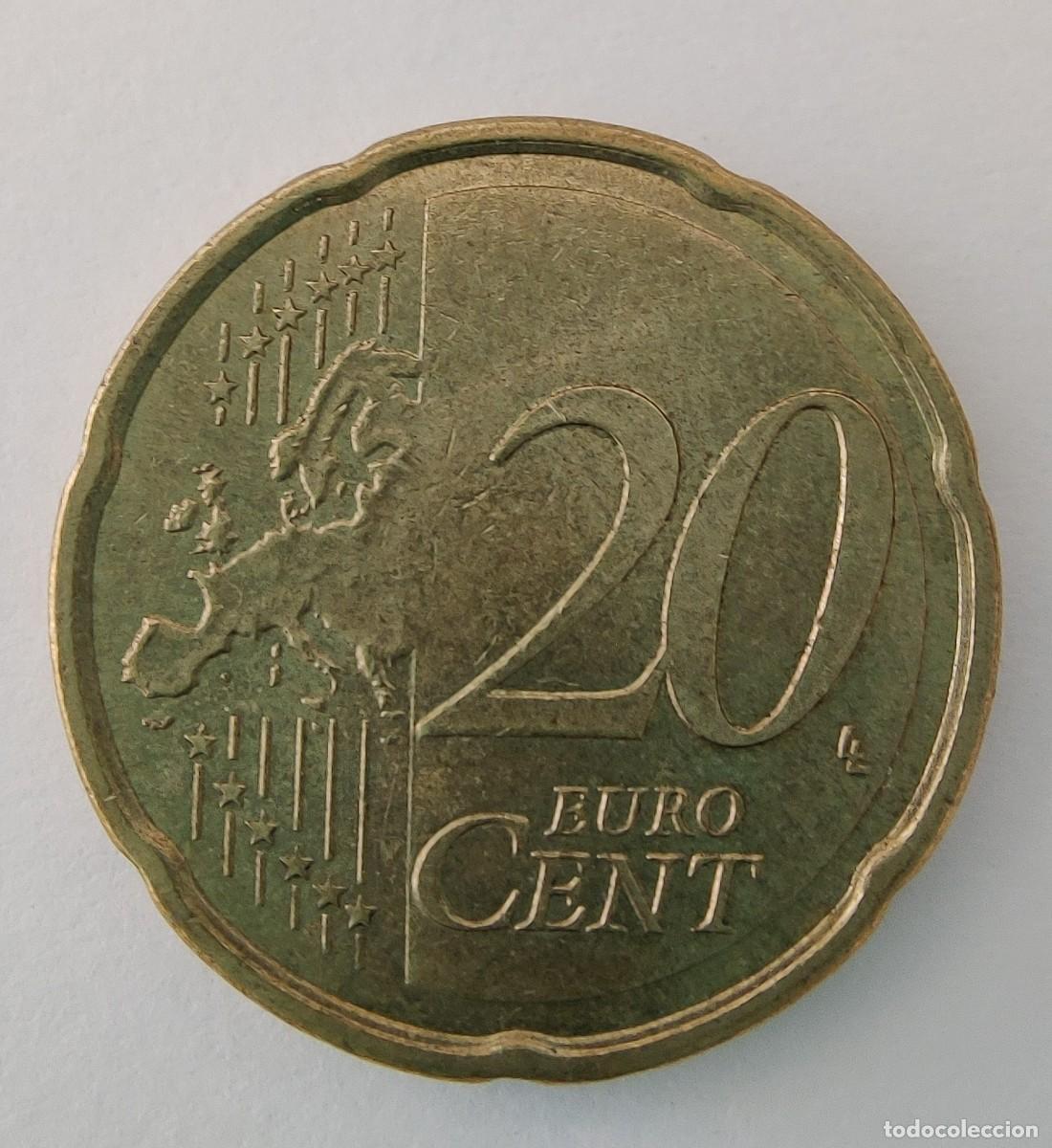 Monedas Franco: Moneda de 0,20 Centimos Cervantes. - Foto 4