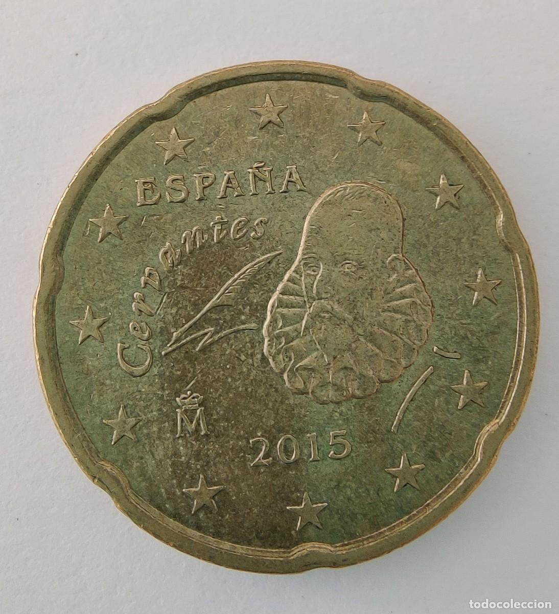 Monedas Franco: Moneda de 0,20 Centimos Cervantes. - Foto 5