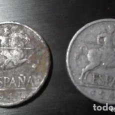 Monedas Franco: LOTE 2 MONEDAS ESPAÑA DE 5 CÉNTIMOS 1941