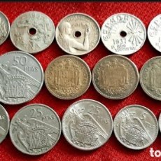 Monedas Franco: MONEDAS ESPAÑOLAS. REPUBLICA, FRANCO...