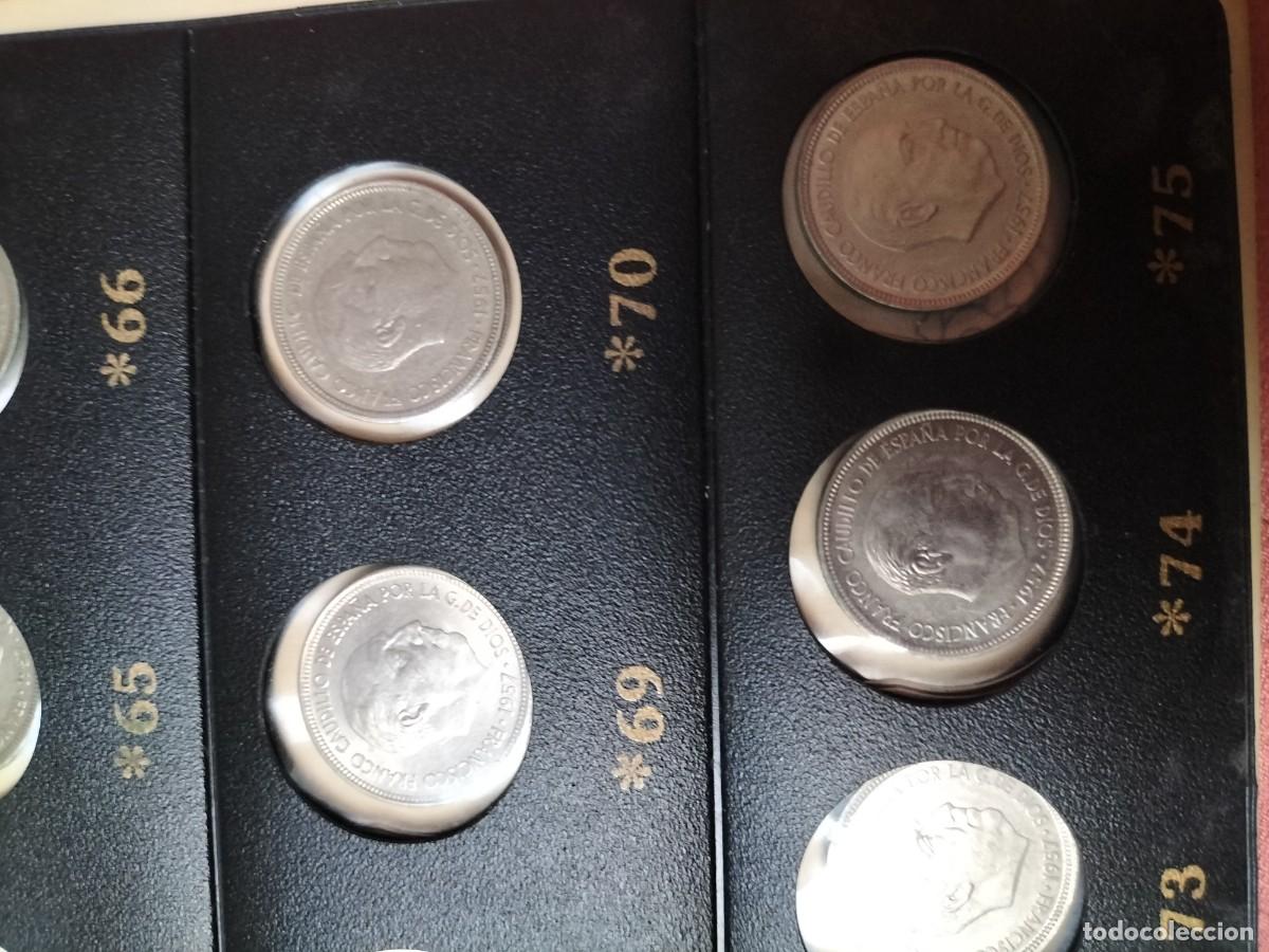 Monedas Franco: Estuche con monedas de Franco - Foto 13