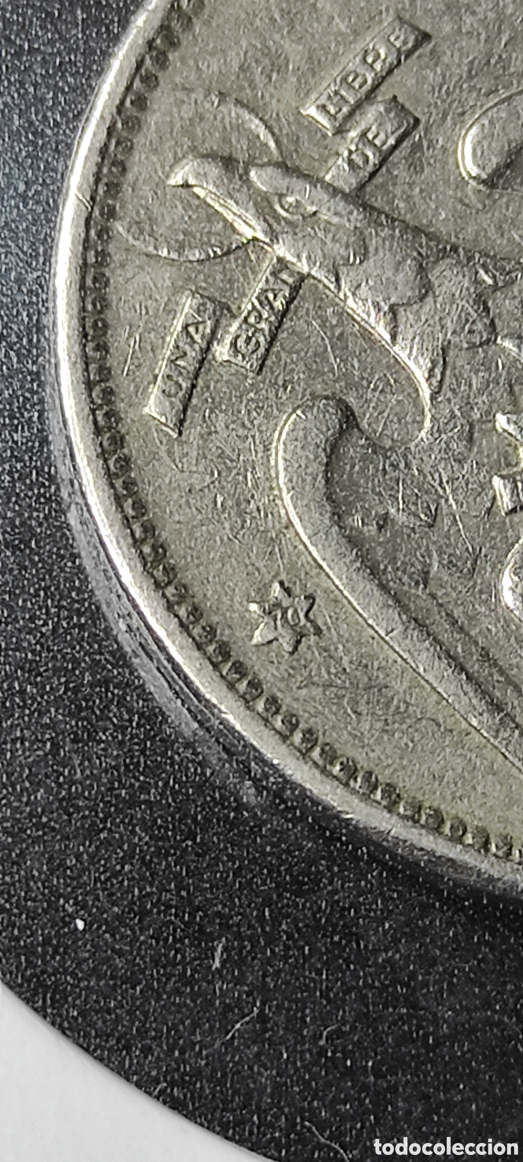 Monedas Franco: Moneda de 25 pesetas 1957 *70 - Foto 3