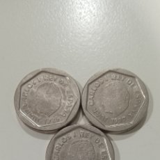 Monedas Franco: 3 MONEDAS DE 200 PTS J.CARLOS I REY DE ESPAÑA 1986,1987,1988