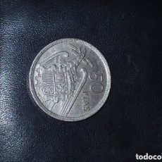 Monedas Franco: ESTADO ESPAÑOL. FRANCO. 50 PESETAS 1957-ERROR ACUÑACION-DESPLAZAMIENTO