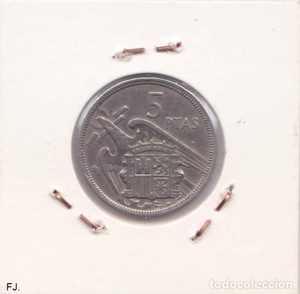 Monedas Franco: Moneda 5 Ptas 1957*58 E Espa&ntilde;ol. Mbc. - Foto 2