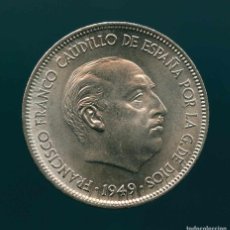 Monedas Franco: ESPAÑA. MONEDA FRANCO - 5 PESETAS 1949 *50