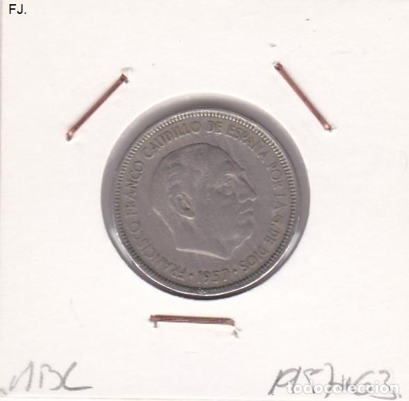 Monedas Franco: Moneda 5 Ptas 1957*63 E Espa&ntilde;ol. Mbc. - Foto 1