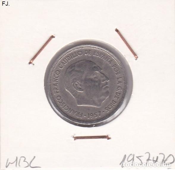Monedas Franco: Moneda 5 Ptas 1957*70 E Espa&ntilde;ol. Mbc. - Foto 1