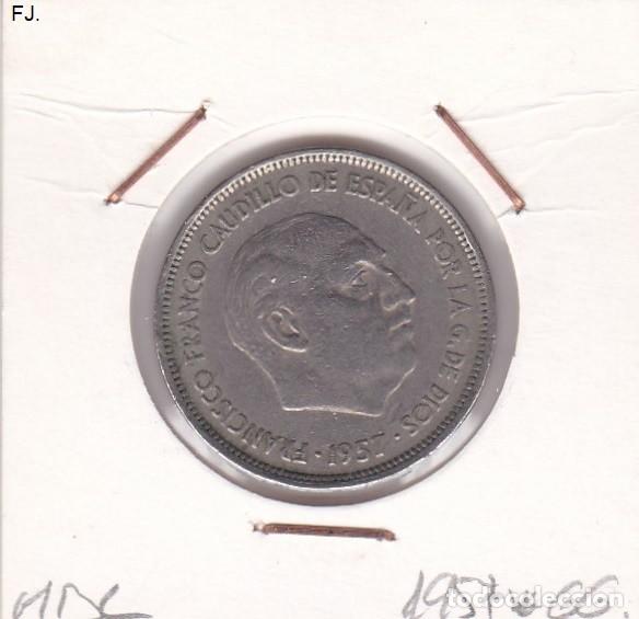 Monedas Franco: Moneda 25 Ptas 1957*66 E Espa&ntilde;ol. Mbc. - Foto 1