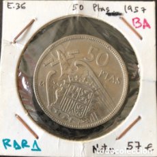 Monedas Franco: 50 PESETAS 1957 BA