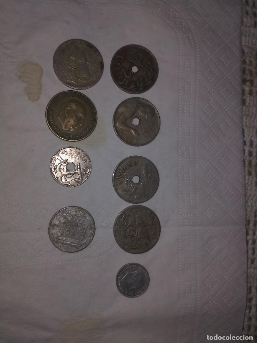 Monedas Franco: LOTE DE MONEDAS 1934-1927 -1925 - Foto 1