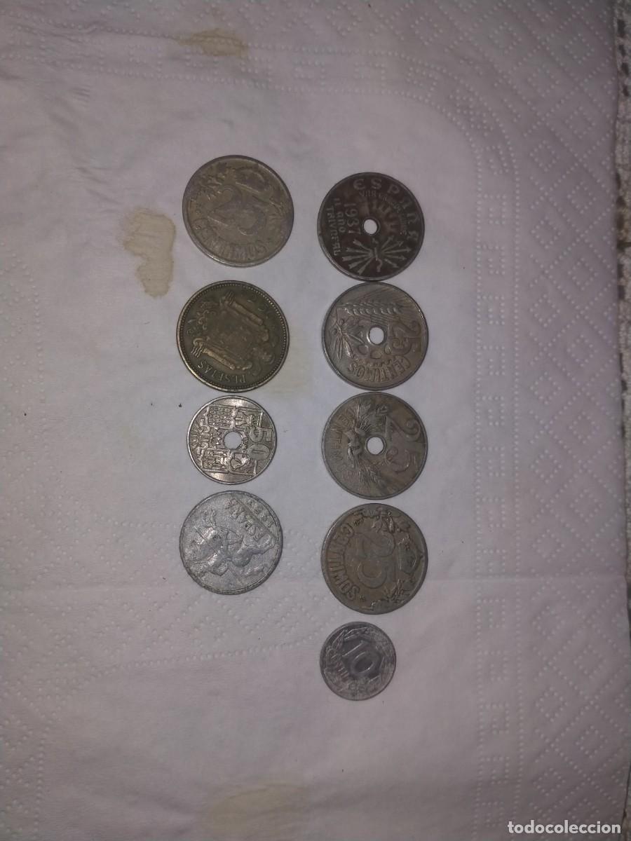 Monedas Franco: LOTE DE MONEDAS 1934-1927 -1925 - Foto 4