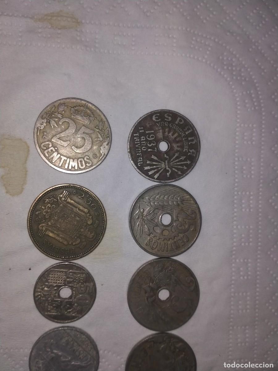 Monedas Franco: LOTE DE MONEDAS 1934-1927 -1925 - Foto 5