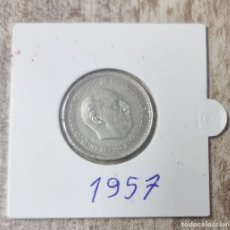 Monedas Franco: MONEDA DE ESPAÑA 1957 *74 - 5 PESETAS - MONEDA ENCARTONADA