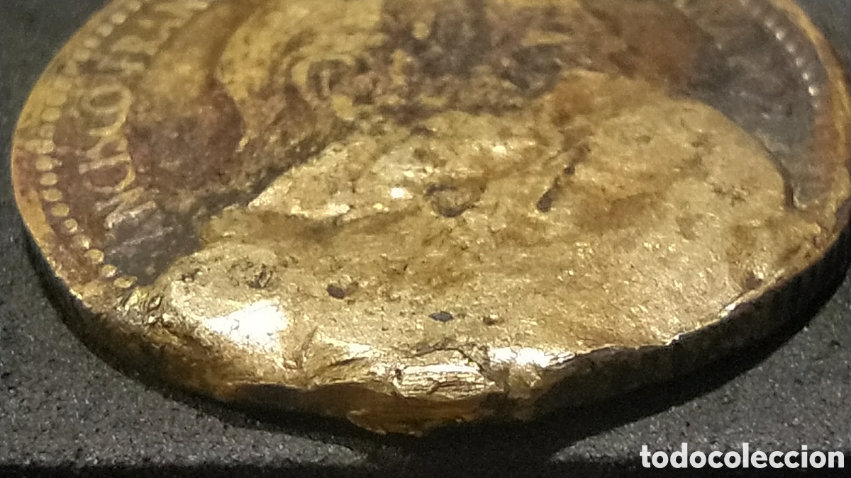 Monedas Franco: Peseta con gran exceso de material - Foto 6