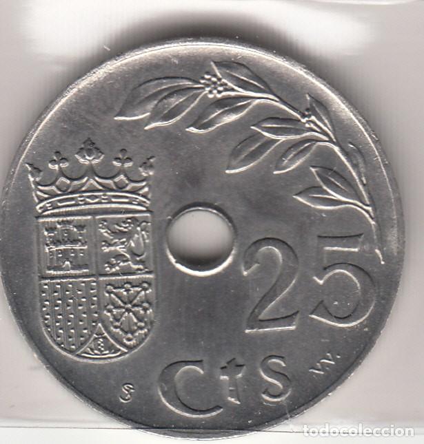 Monedas Franco: ESTADO ESPA&Ntilde;OL: 25 CENTIMOS 1937 - SIN CIRCULAR - Foto 2