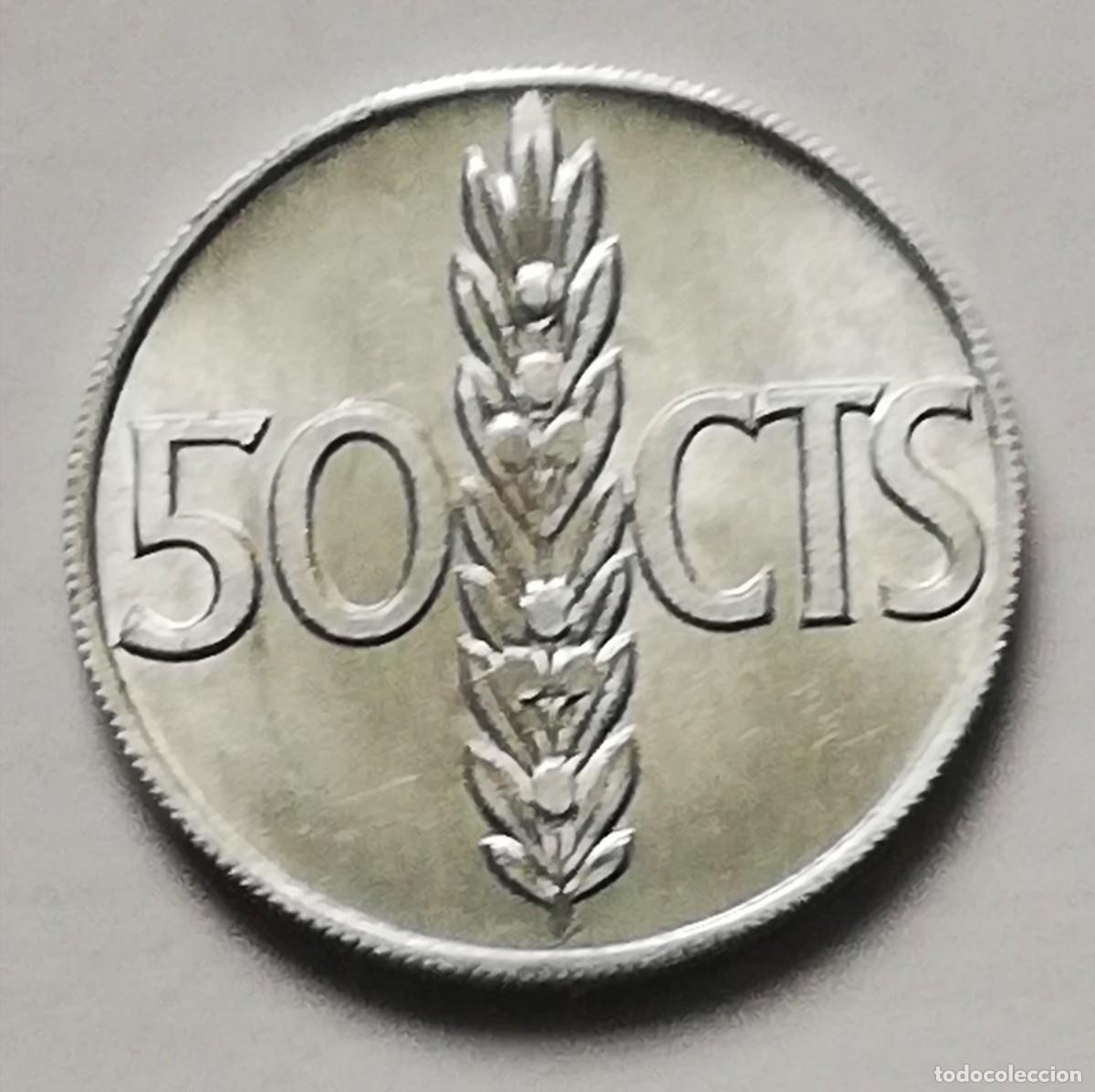 Monedas Franco: ## Estado Espa&ntilde;ol 50 C&eacute;ntimos de 1966*71 Sin Circular ## - Foto 2