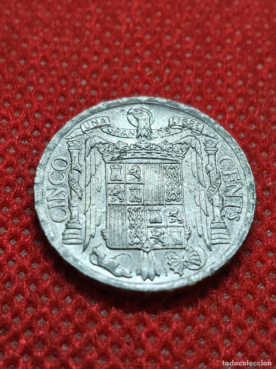Monedas Franco: 5 c&eacute;ntimos 1940 sin circular - Foto 2