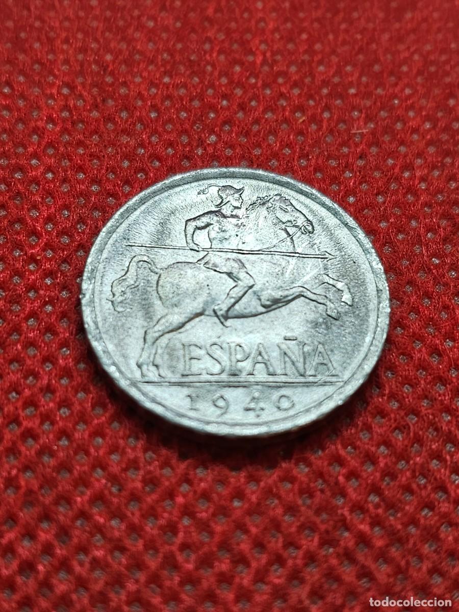 Monedas Franco: 5 c&eacute;ntimos 1940 sin circular - Foto 4